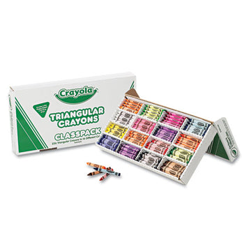 Crayola® Classpack Triangular Crayons, 16 Colors, 256-carton freeshipping - TVN Wholesale